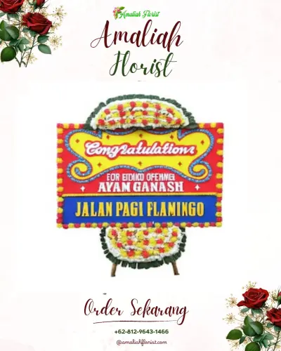 Bunga Papan Congratulation di Pasir Baru